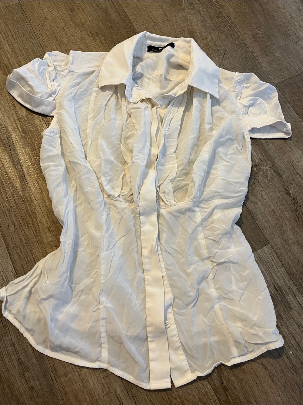 Elisabetha Franchii Italian silk button down blouse